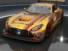 AMG with orange MAMBA livery