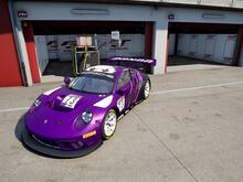 Purple/stripe/grey+ Panda on top