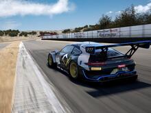 Rear of Alpha SimSport Porsche