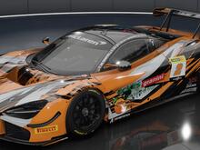 Orange McLaren used by FRS Team Orange for Endurance Racing