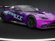 The #100 Aston raced by our pro team for Lightspeed Racing's Kyalami 1000K