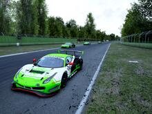 Cory Cercone made the livery. it's based on the Extreme Speed Tequila Patron Ferrari's.