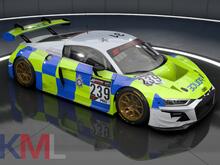 Audi R8 LMS EVOII Police