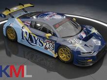 Audi R8 LMS EVOII Tampa Bay Rays