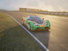787B KTM driving in sunset