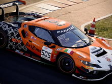 Image of the Scuderia Osare Spaventare Ferrari 296 - racing in an Endurance round of the Sim Racing Alliance (SRA) league 