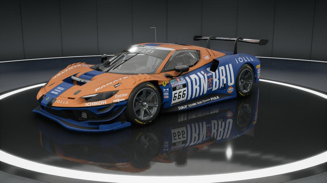 #666 Gulf Irn-Bru Racing by KRO (GT Series Season 3) | Awesome Simracing