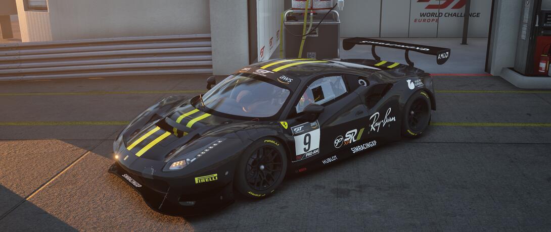 Grey Livery for the Ferrari 488 Evo