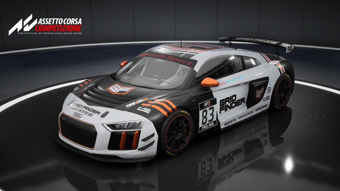 Boonatix Audi R8 GT4 - Grid Finder Racing Team