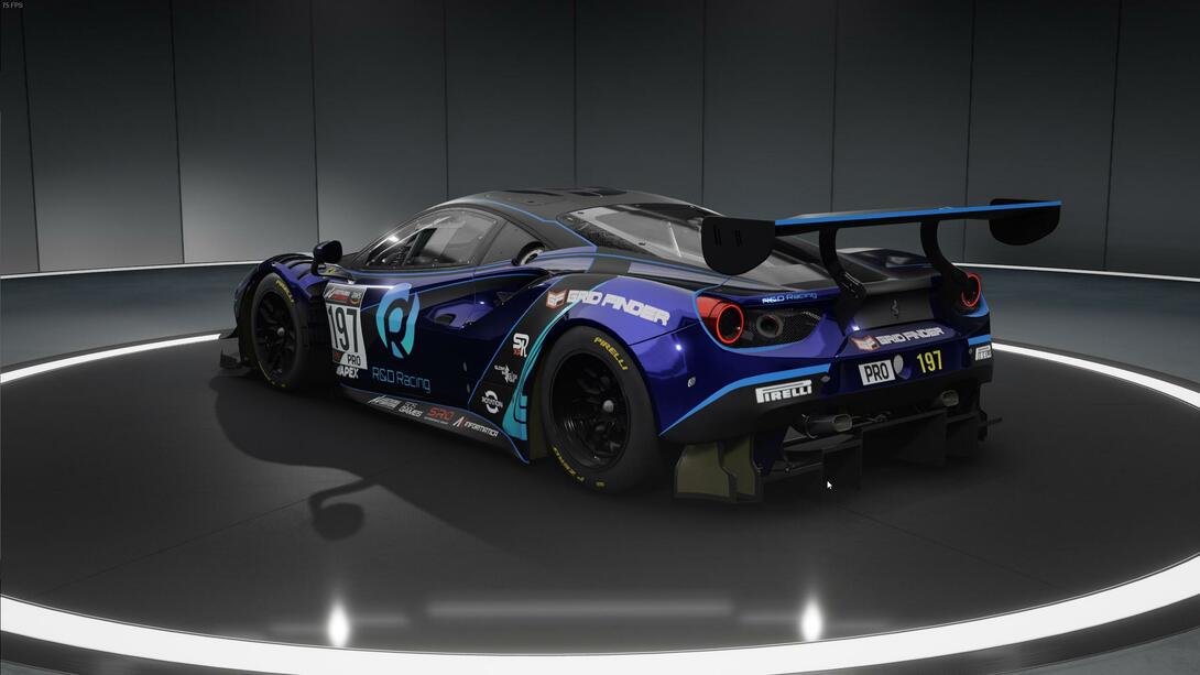 R&D Racing Ferrari 488 Evo Livery