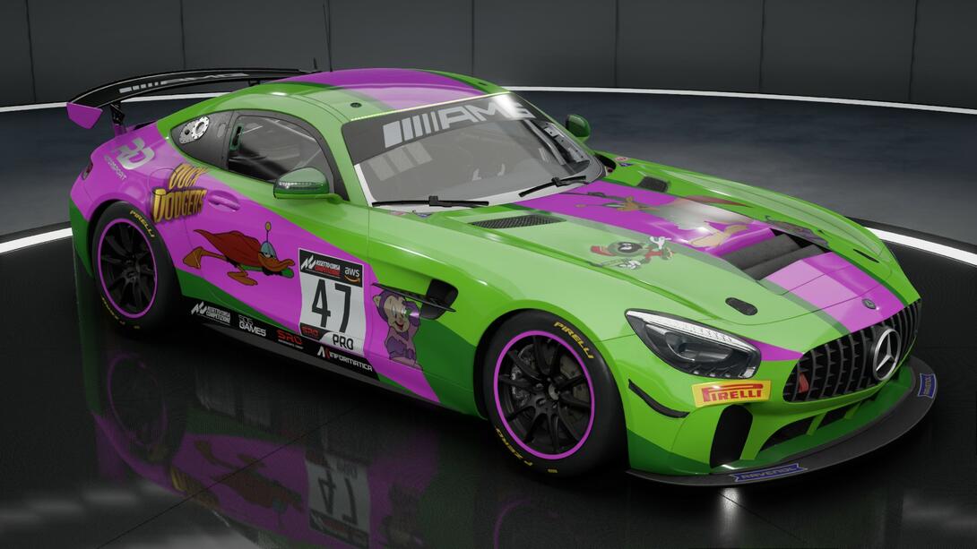 Merc AMG GT4 Duck Dodgers