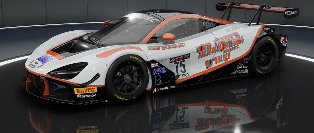 Sim Racers Anonymous Support Group livery for ACCSS Season 13