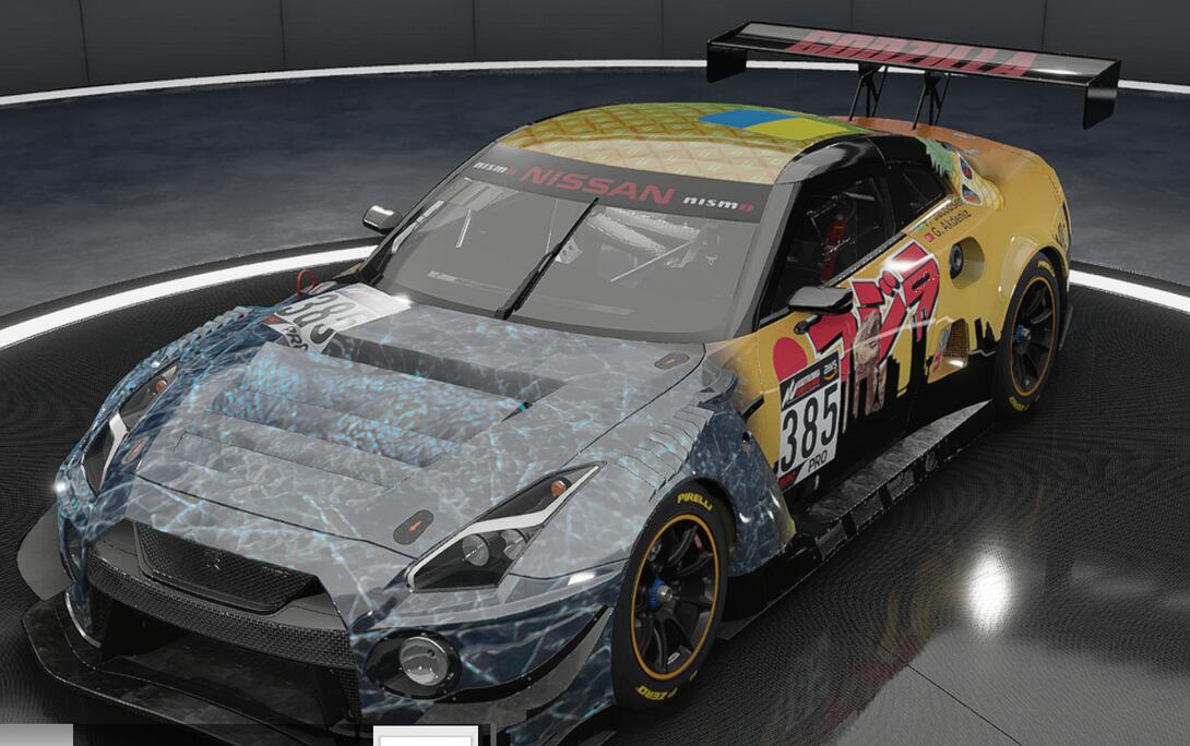 Godzilla themed FRS Team Pineapple livery for 10 Hour Suzuka Event