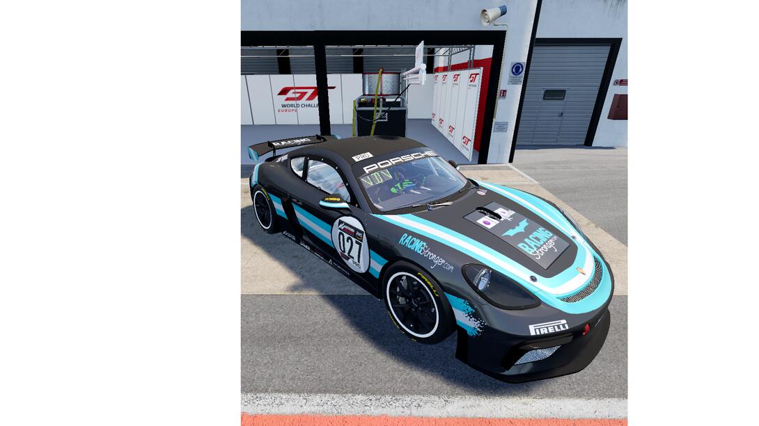 RacingStronger livery for the porsche gt4