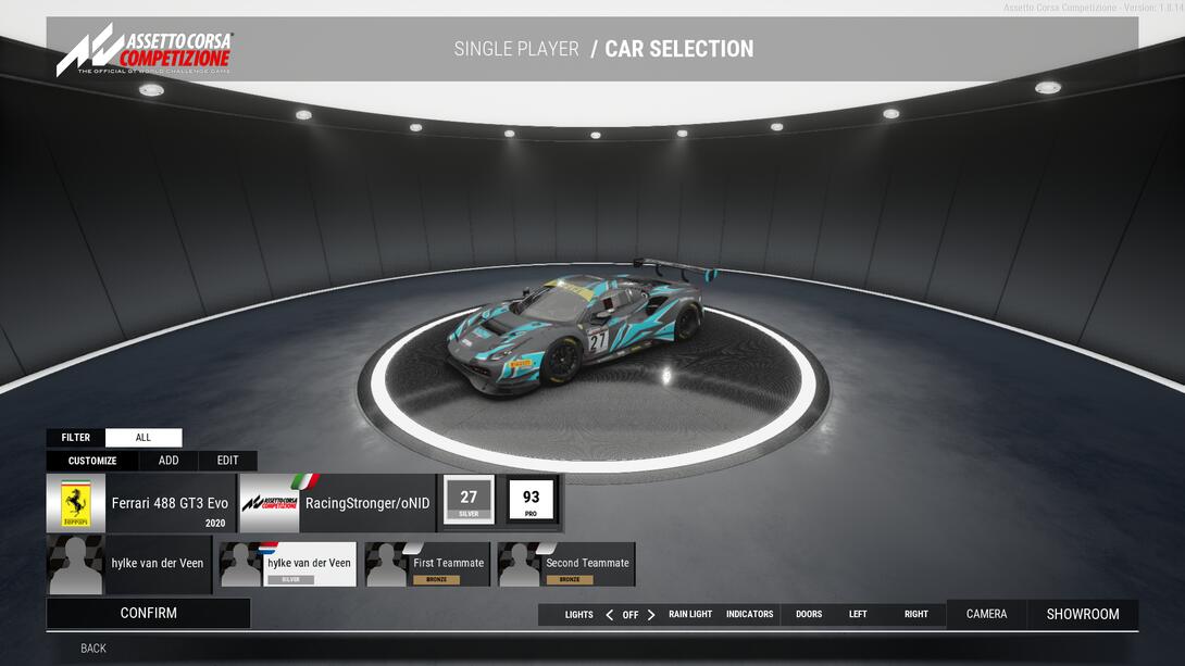 an iron lynx inspired RacingStronger livery