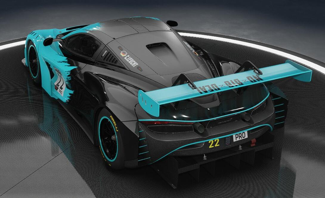 Mclaren 720s GT3 - back