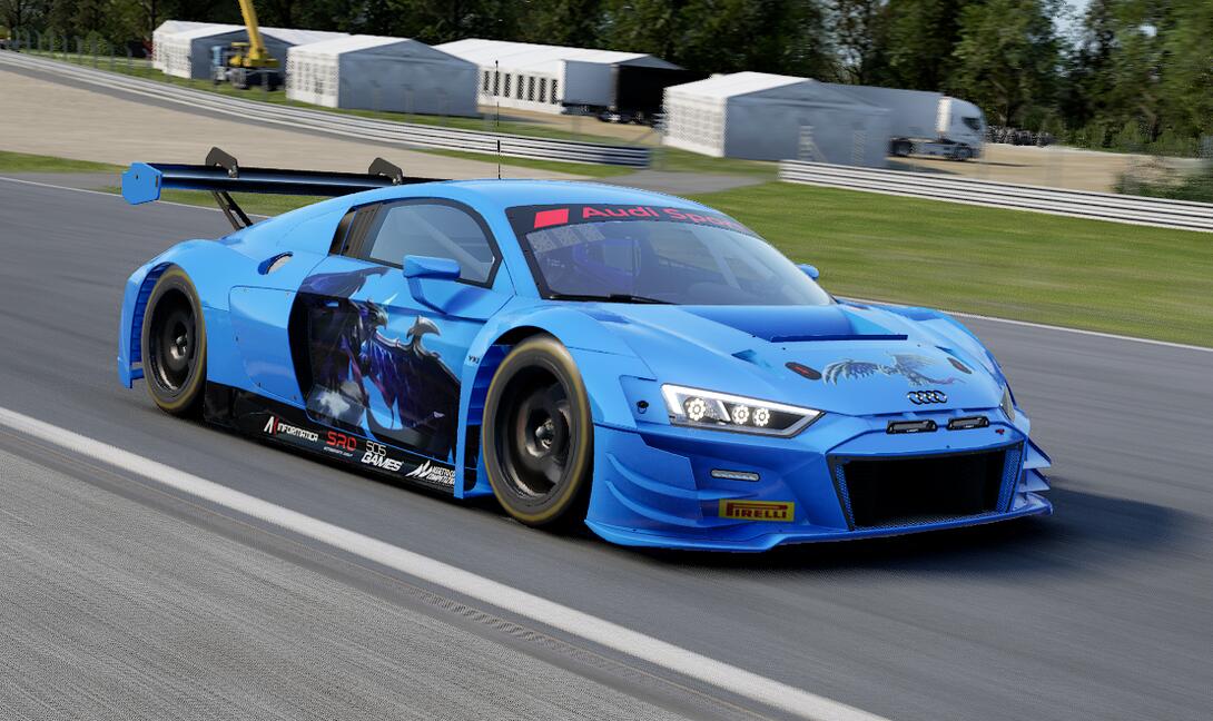 Anivia livery Audi R8 on Nürburgring