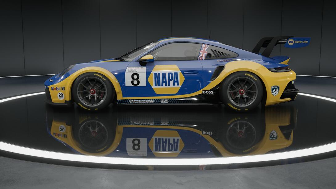 Porsche Carrera Cup GB 2022, Ellis #8