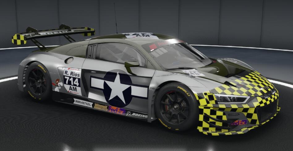 The Flying Ace Cadets - Audi R8 Evo II - #714 RRios