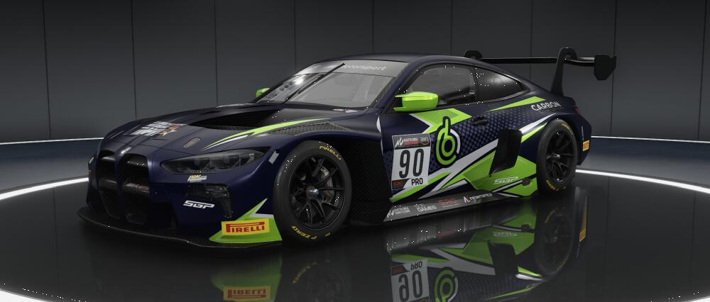 #90 Carbon Simsport BMW M4 GT3 livery showcase