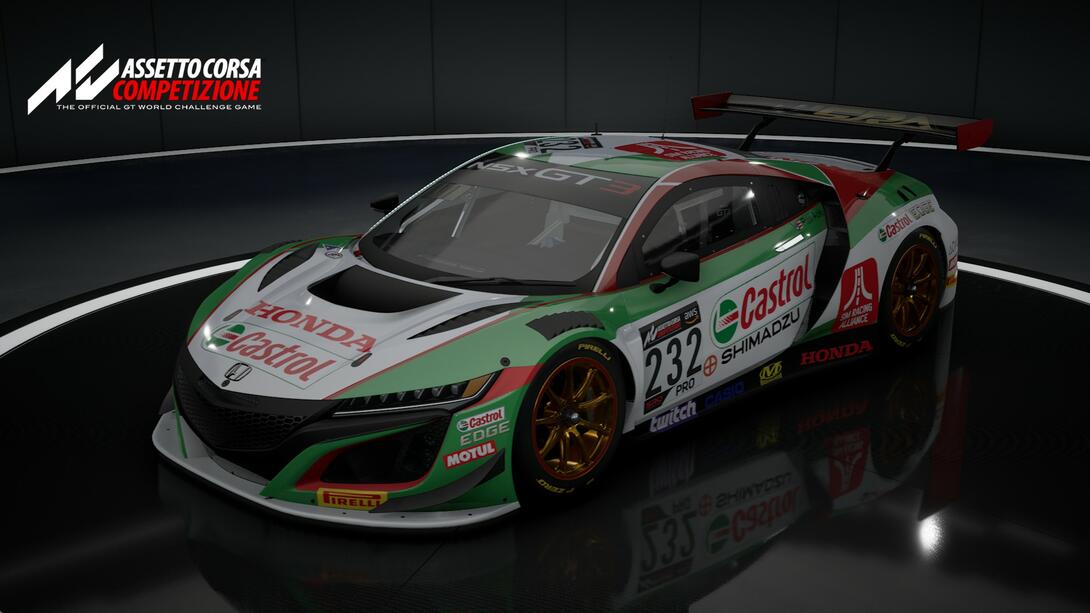 2019 Honda NSX Evo Castrol livery