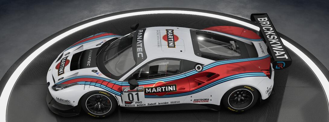 Martini Racing Ferrari 488 GT3 Evo