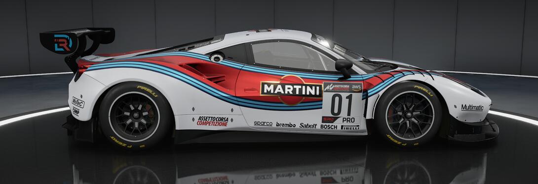 Martini Racing Ferrari 488 GT3 Evo