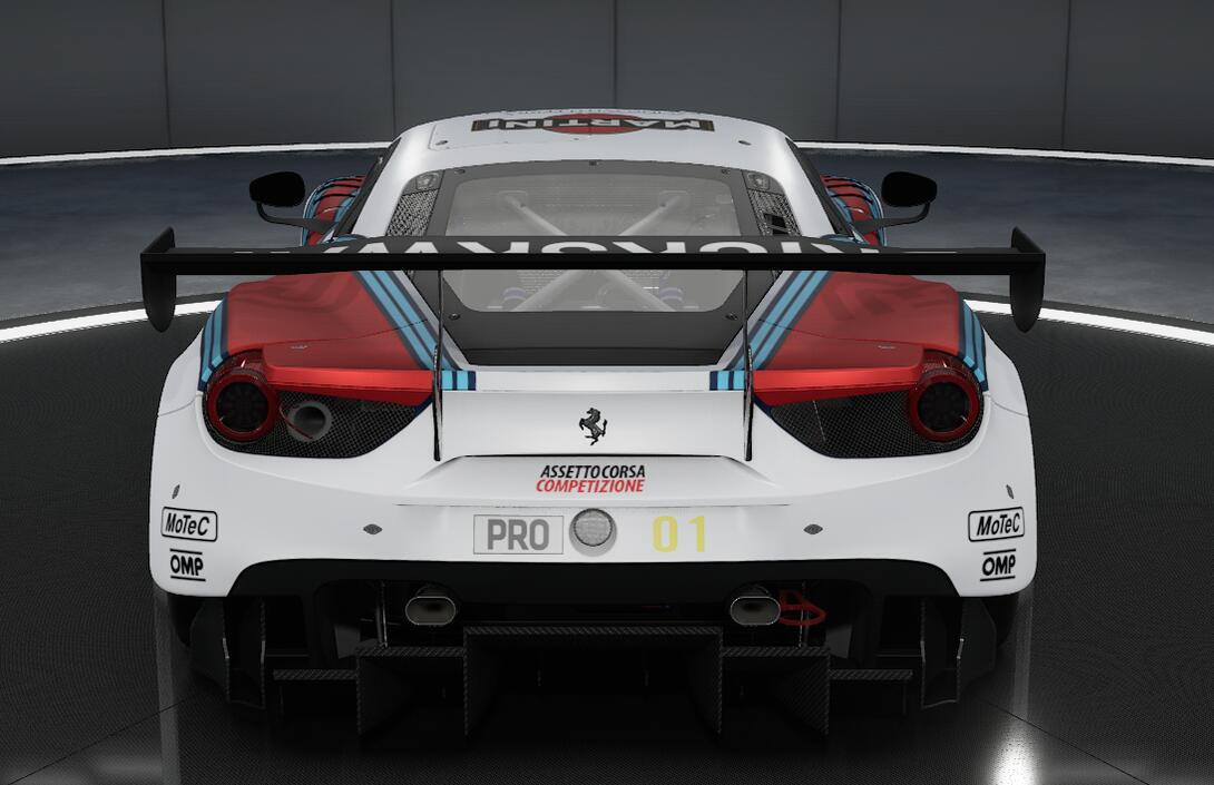 Martini Racing Ferrari 488 GT3 Evo