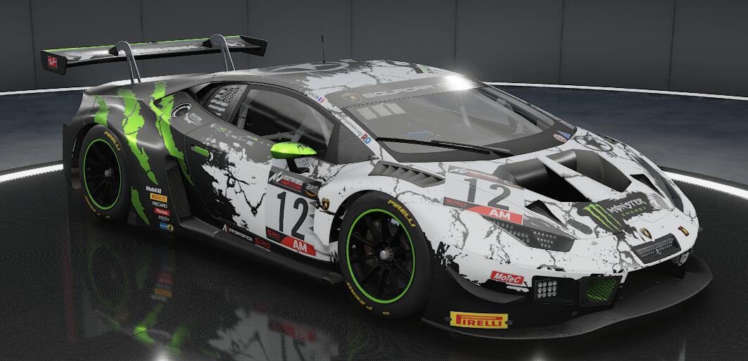 Lambo GT3 Evo Monster Livery