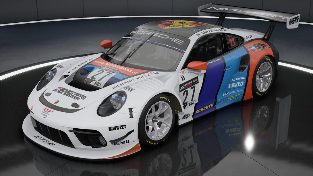 #27 SAS Racing MVM Designs Porsche 911 II GT3 R