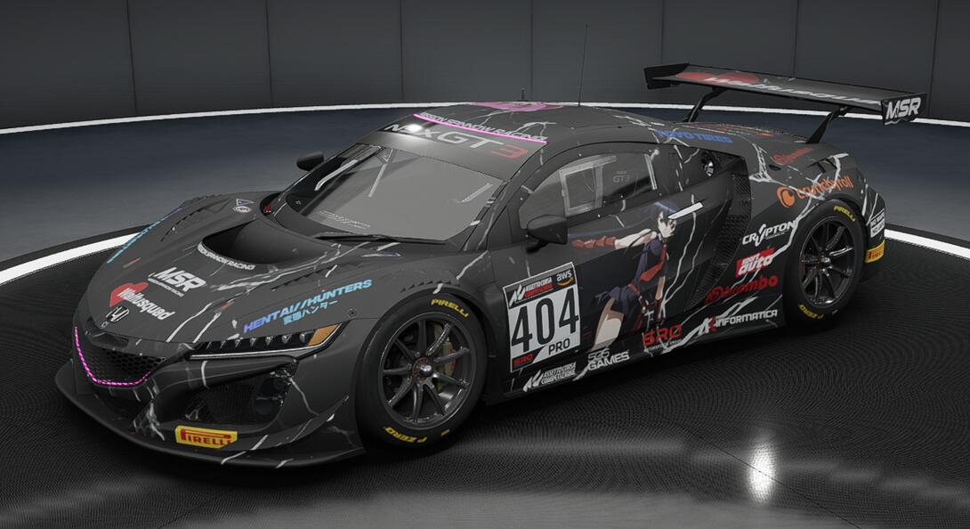 #404 MSR Team Waifusquad Honda NSX Evo