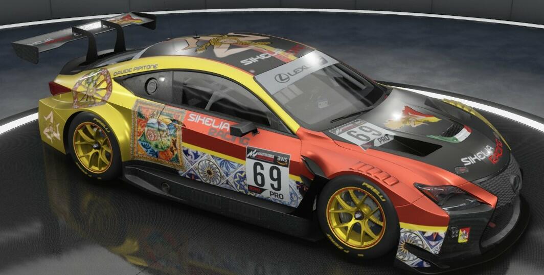 Lexus RC F GT3 Sikelia Racing D. Pipitone