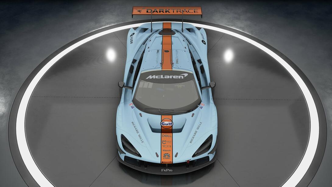 Mclaren gulf livery on the 720s