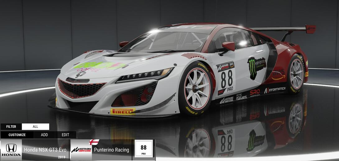 #88 Punterino Racing NSX Evo