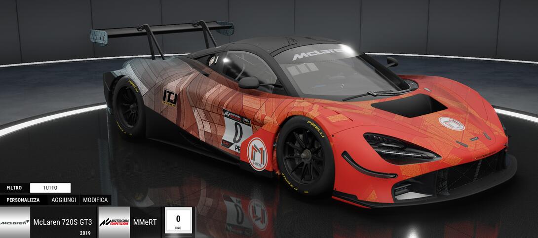 McLaren 720 GT3 mmrt