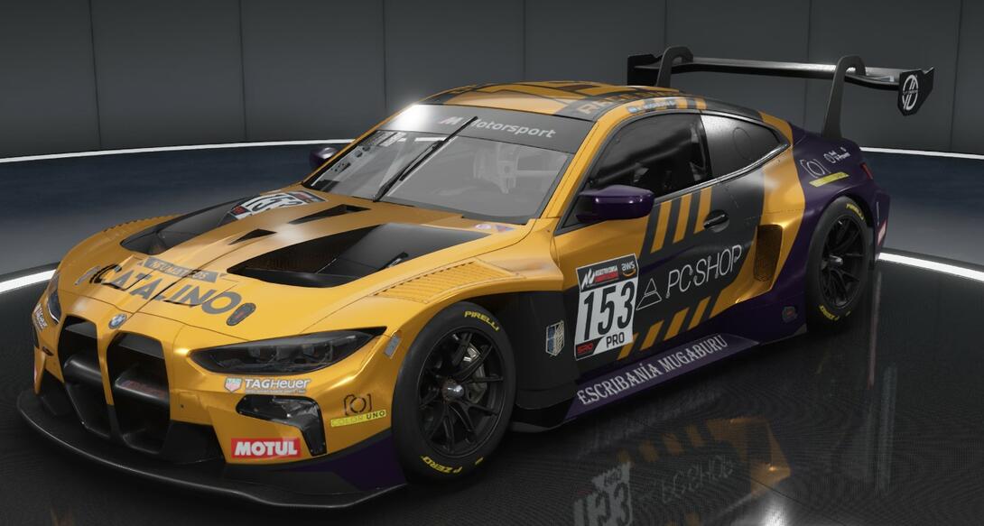 Official MPB Racing Purple for Simracing Latinoamerica League Livery