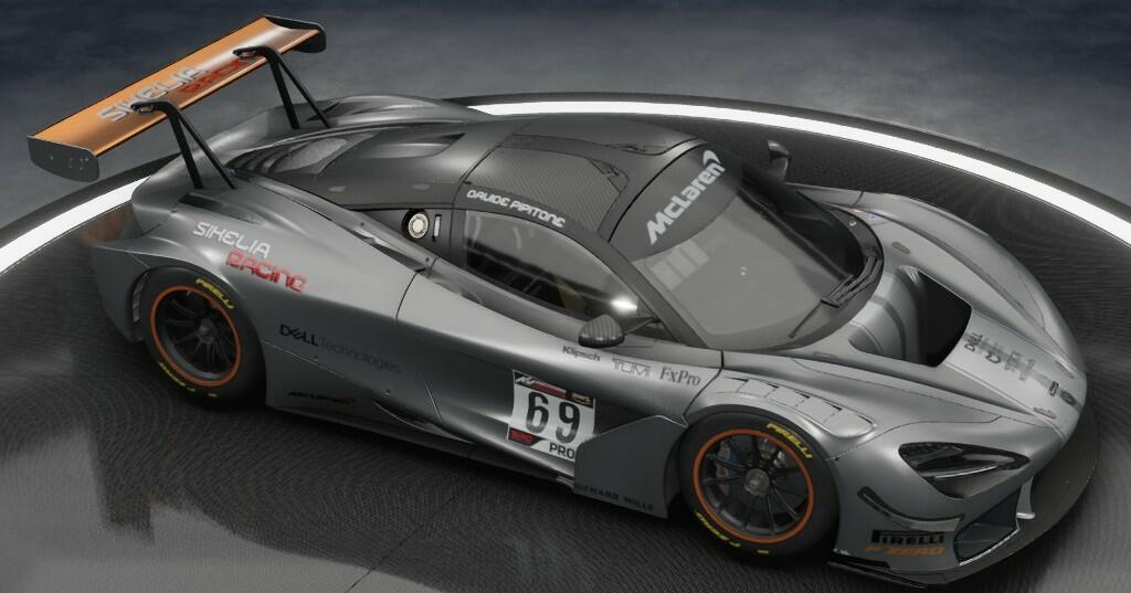 McLaren 720S GT3 Sikelia Racing