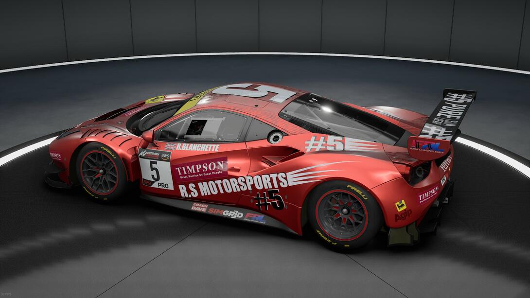 R.S MOTORSPORT TEAM LIVERY