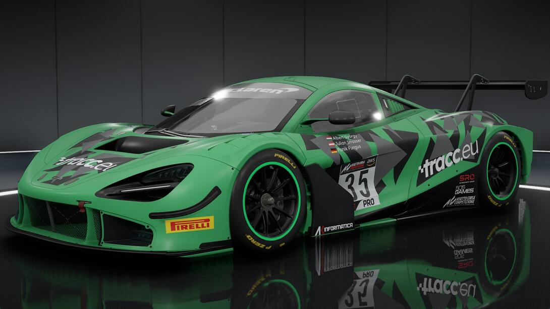 McLaren 720s GT3 tracc.eu Racing Team #35