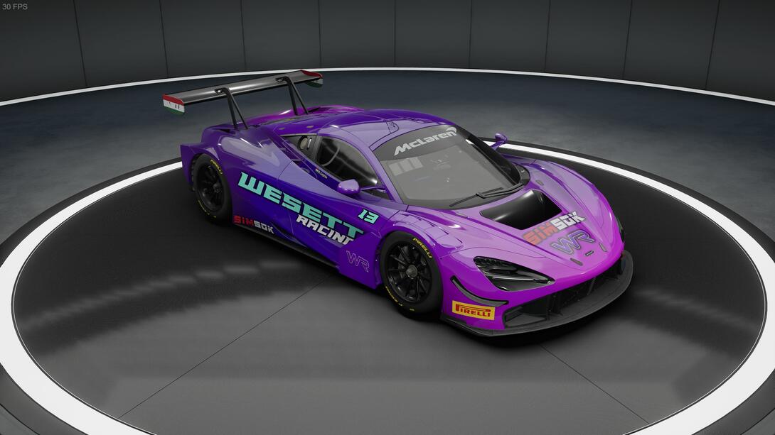 #13 Mclaren run by Béla Gajdán for the BBS 3.3 championship.