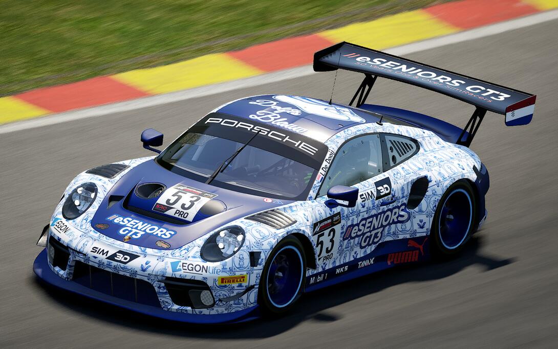  L. De Dooij Porsche 992 GT3 Delfts Blauw