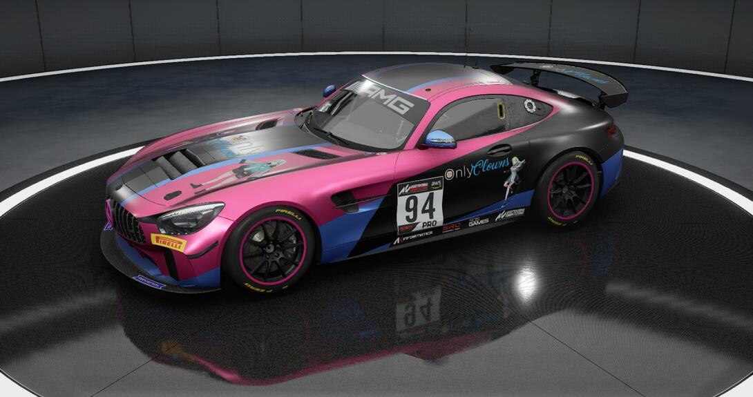 OnlyClowns Racing Merc AMG GT4 #94
