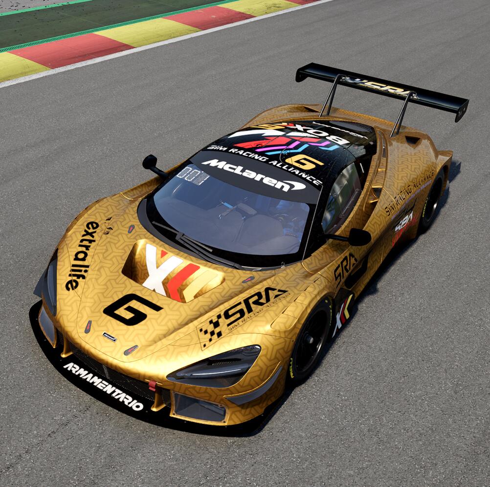 Team SRA Gold #6 - Box3 24H Spa Virtual | Awesome Simracing