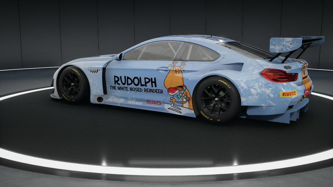 Rudolph the white nose raindeer livery