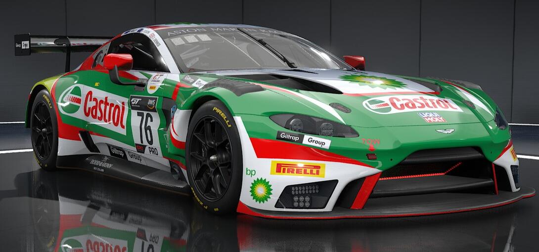 Simleague Aston GT3 V8 Castrol