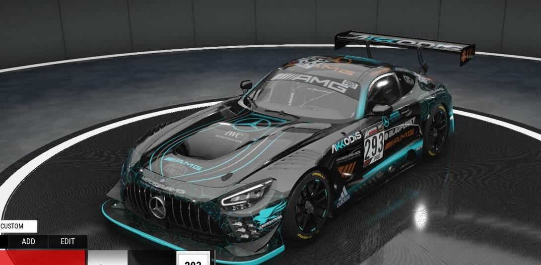 f1 inspired livery for the amg