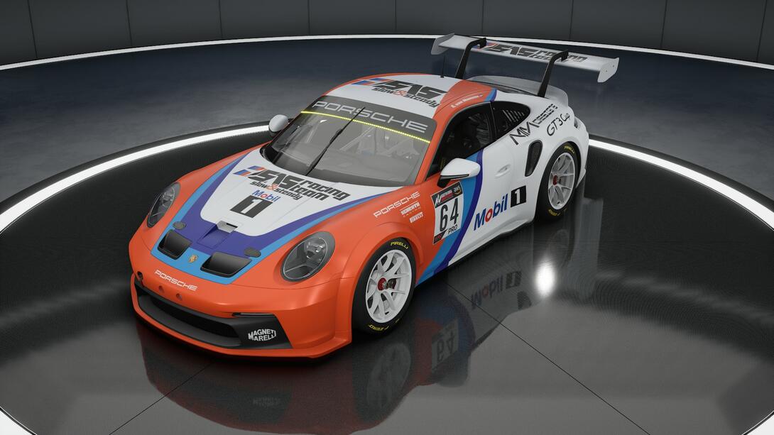MVMDesigns SAS Racing Team #64 Porsche