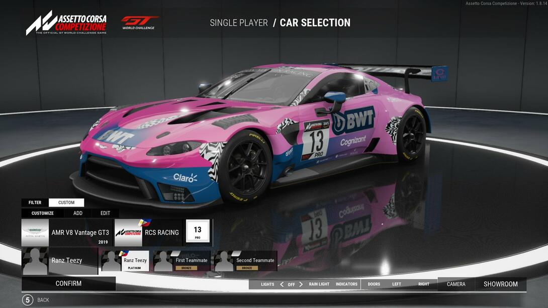 BWT for Aston Martin Vantage V8 GT3 01