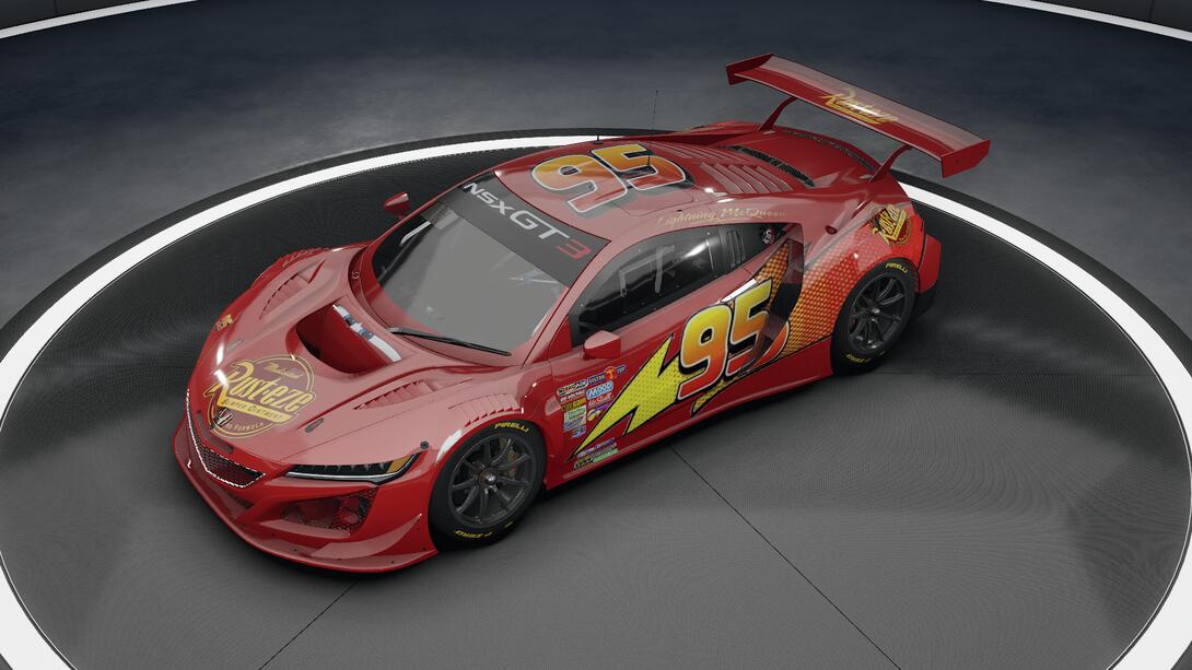 Lightning McQueen Honda NSX GT3 EVO 2019 95