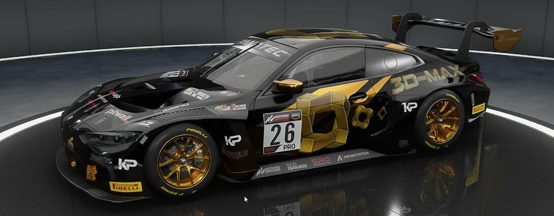 view of the 3D-MAX liverie for Kristof Polleunis